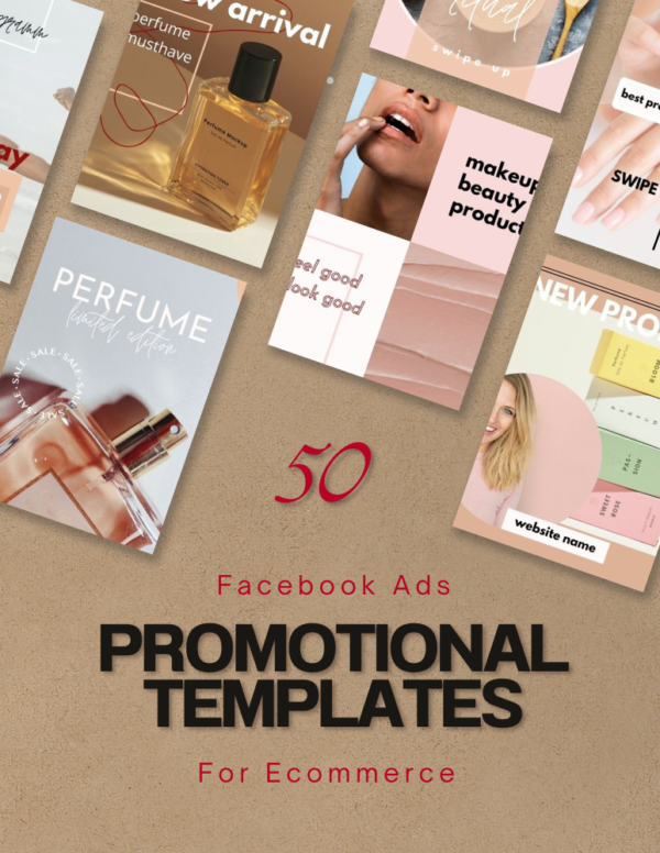 50 Ecom Promotions Canva Templates for Facebook Ads